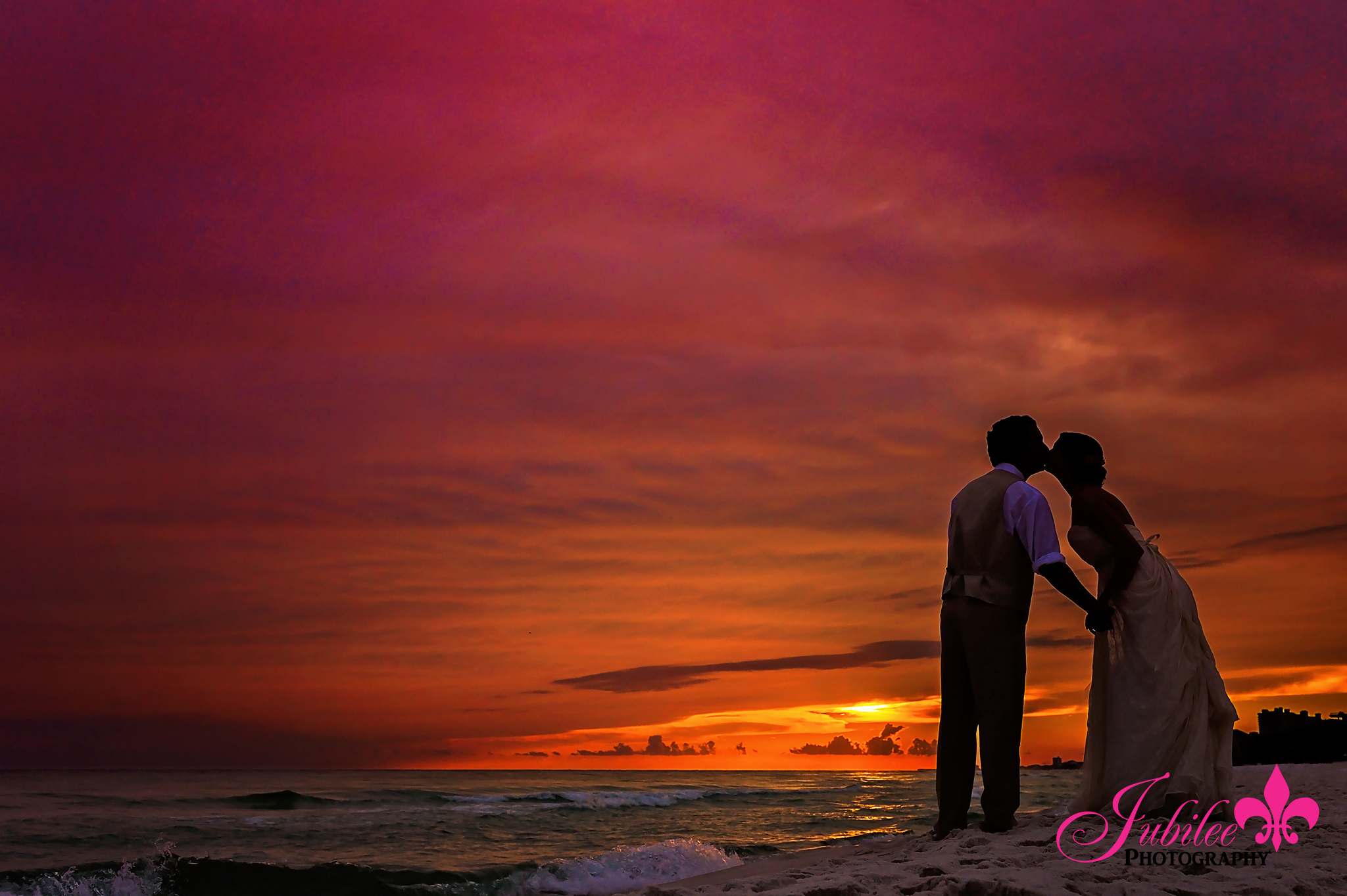 Lesley Matt Miramar Beach Wedding
