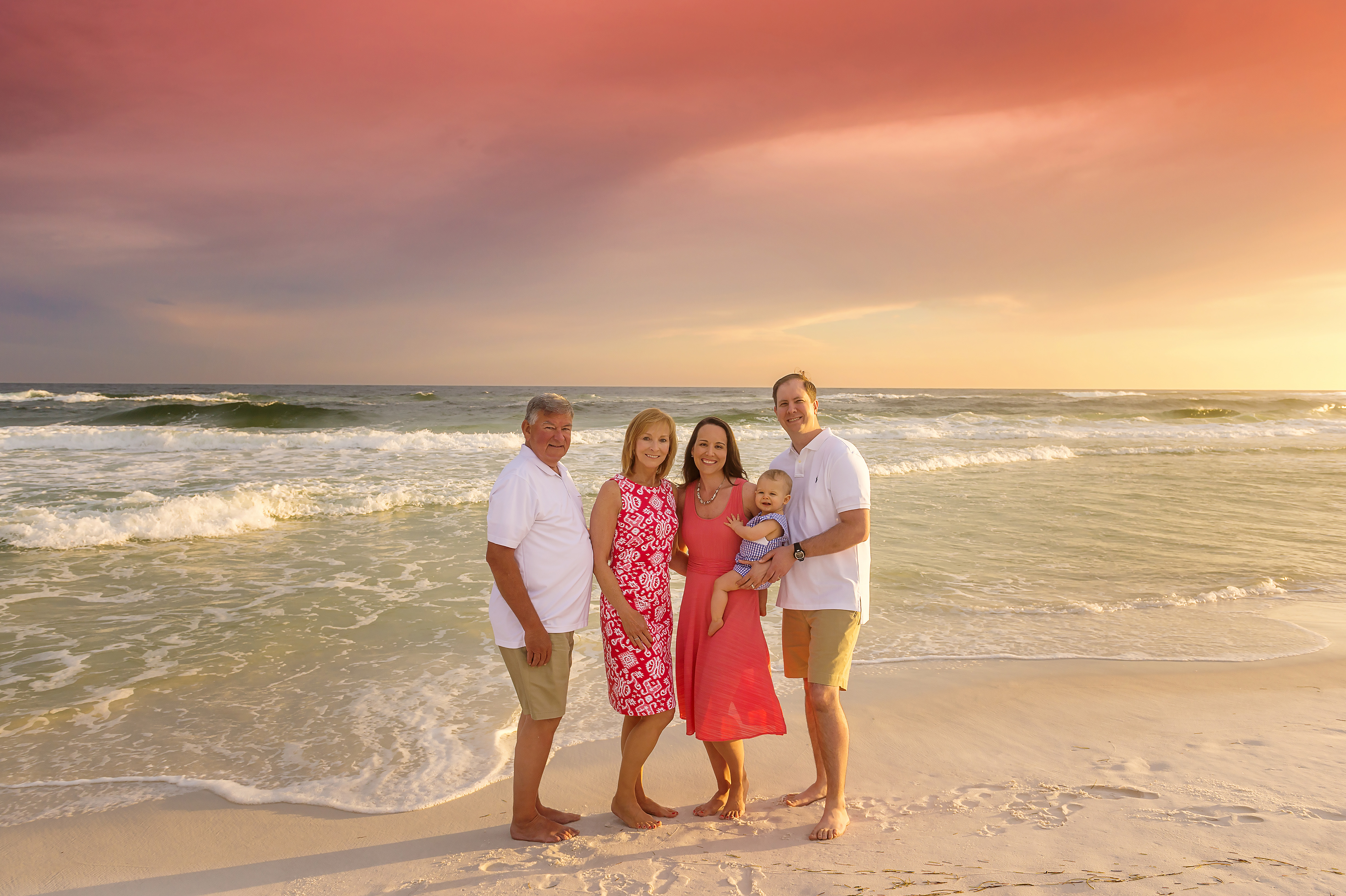 Summertime on the beach in Destin Florida Stock Photo - Alamy